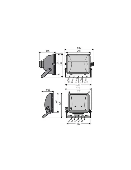 Fael 50602 Jet2000 symétrique avec riflett.martellato martelé